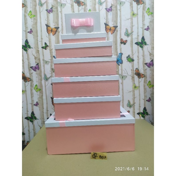 Kotak Seserahan | Box Set Hantaran | Box hantaran 7 pcs | Box Paket hantaran