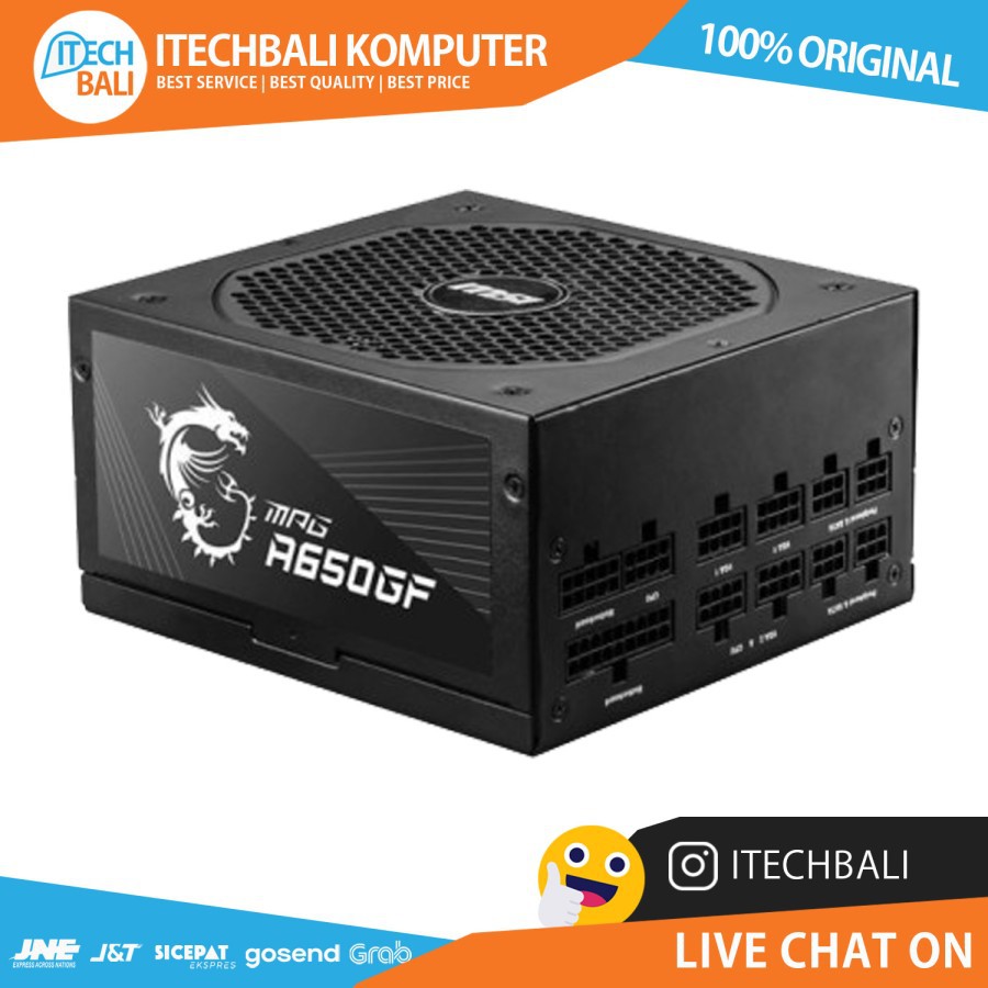 PSU MSI MPG A650GF 650W 80+ Gold | ITECHBALI