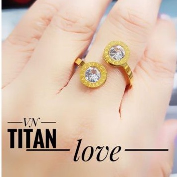 Titanium cincin wanita i155