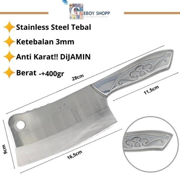 AKSESORIS DAPUR PISAU DAGING/GOLOK/PISAU TULANG B018 - B018 KECIL LIMITED EDITION