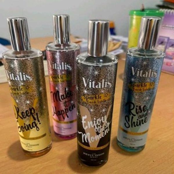 Vitalis Eau de Toilette Sparkle Enjoy The Moment | Make It Happen | Keep Going | Rise And Shine 100ml_Cerianti