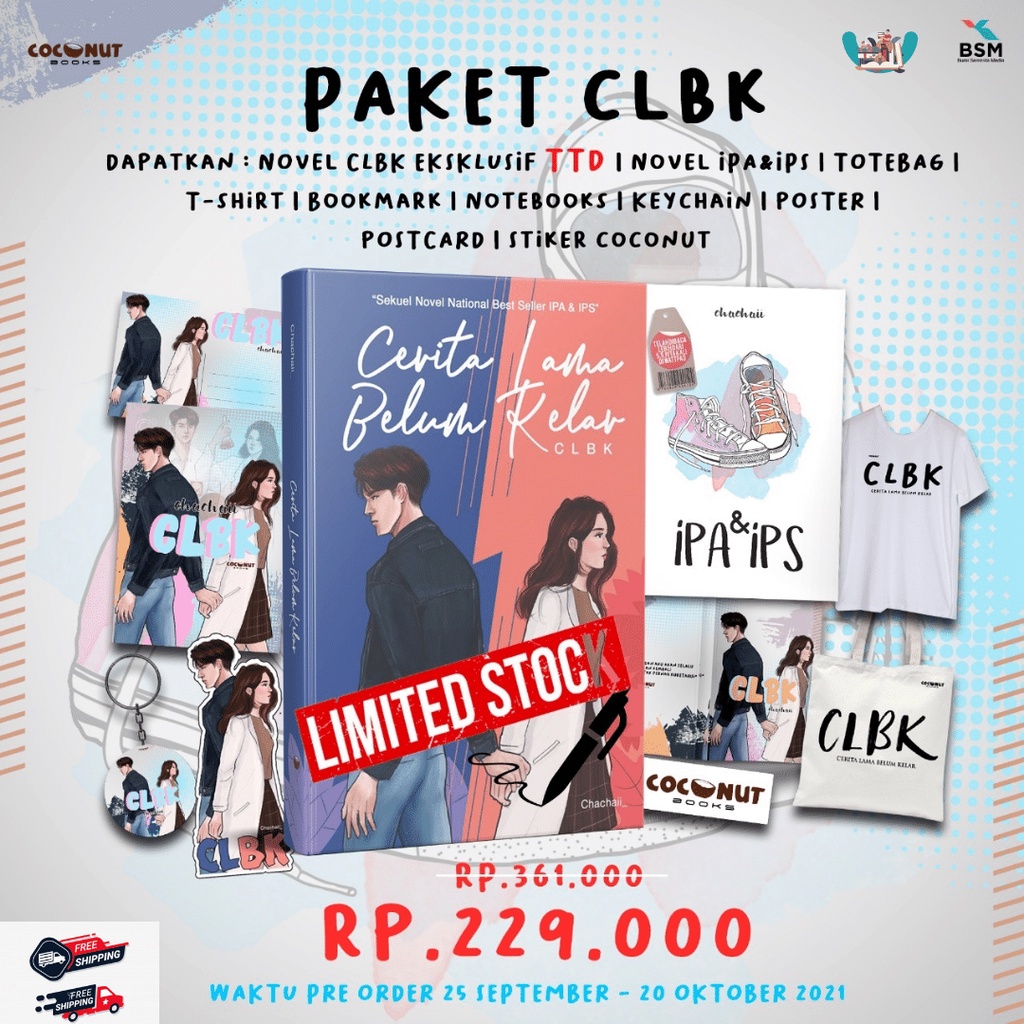 Ready Novel CLBK (Cerita Lama Belum Kelar) sekuel IPS karya Putri Azzahra-1