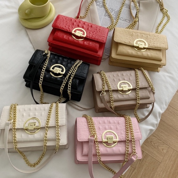 BJ31556 - BLACK/KHAKI/PINK/RED/WHITE/YELLOW - TAS PESTA CLUTCH TALI RANTAI SLEMPANG CASUAL JINJING TAS KERJA TAS WANITA FASHION IMPORT MODIS ELEGAN TERMURAH TERLARIS TERBARU BAGSTORE JAKARTA TAS BATAM LT1556 GT1821