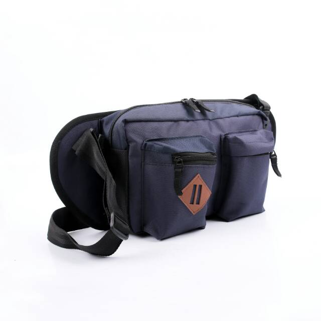 Waist Bag Double Pocket Navy