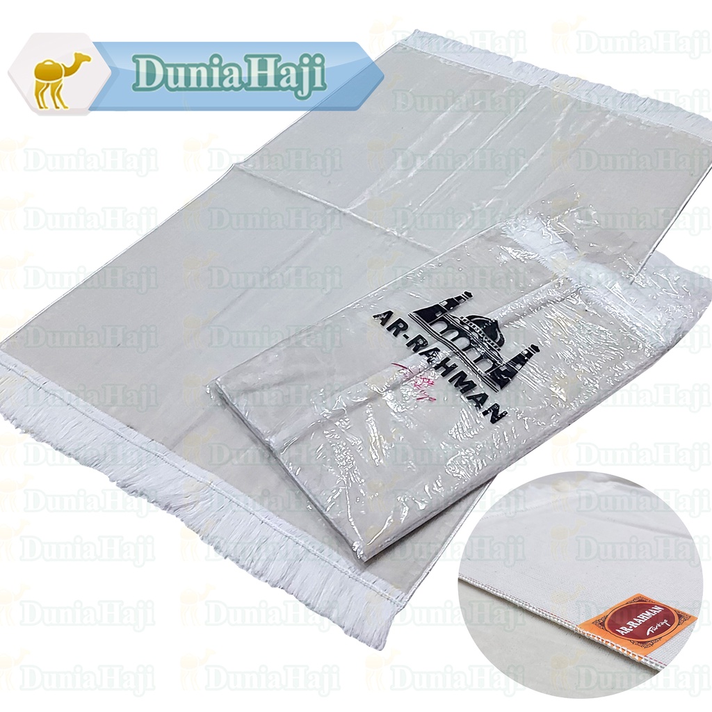 Sajadah Putih Polos Import Turki Besar Tebal Bludru Turkey Ekslusive Terlaris