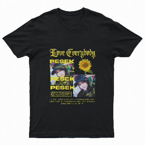 Baju Kaos Sablon Desain sendiri Satuan Foto Nama Gambar Depan Belakang