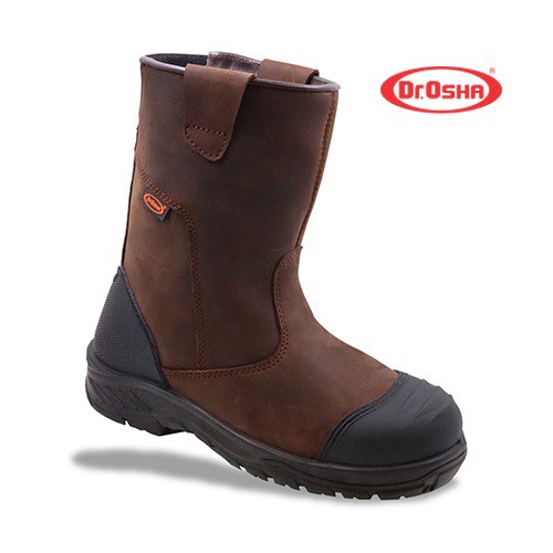 Dr. OSHA Safety Shoes - Mustang Boot 3373 S1 Composite Toe Cap - Brown