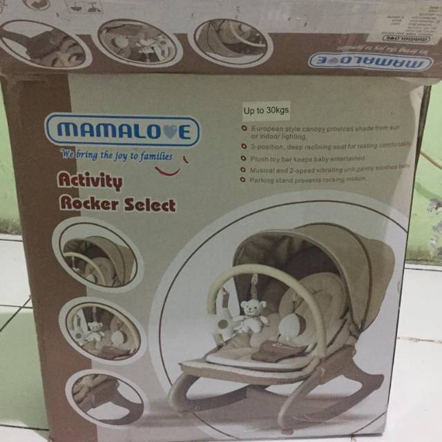 Bouncer mamalove warna beoge