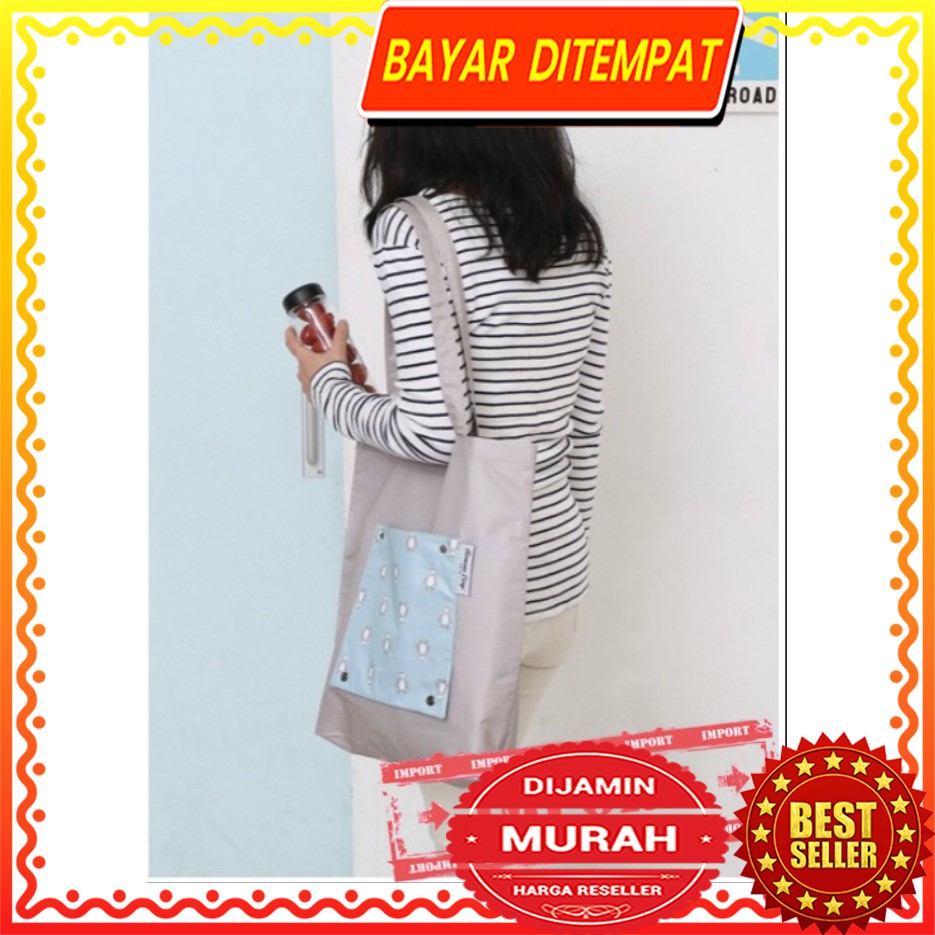 WRF24 Tas Tote Korea Multifungsi WeekEight Folding Tas Lipat Murah Impor Brand New TKM