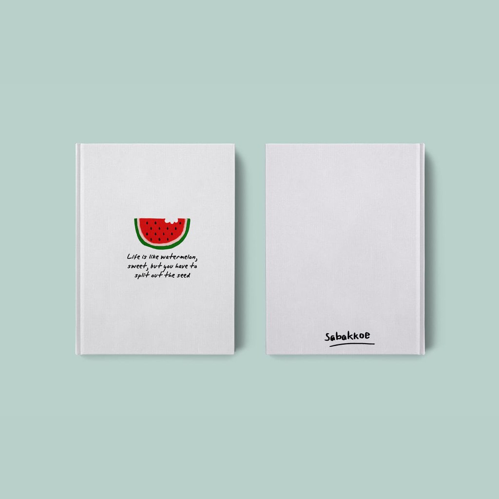 

Notebook Custom Design #fruit - kiwi, orange, watermelon Notebook