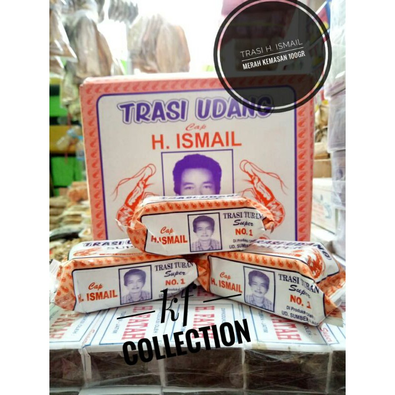 

trasi udang H. ismail merah kemasan 100gr