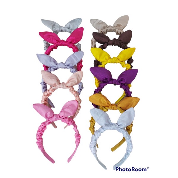 Bando Scrunchie Nagita Pita Headband Korban Ruffle Bandana Kerut