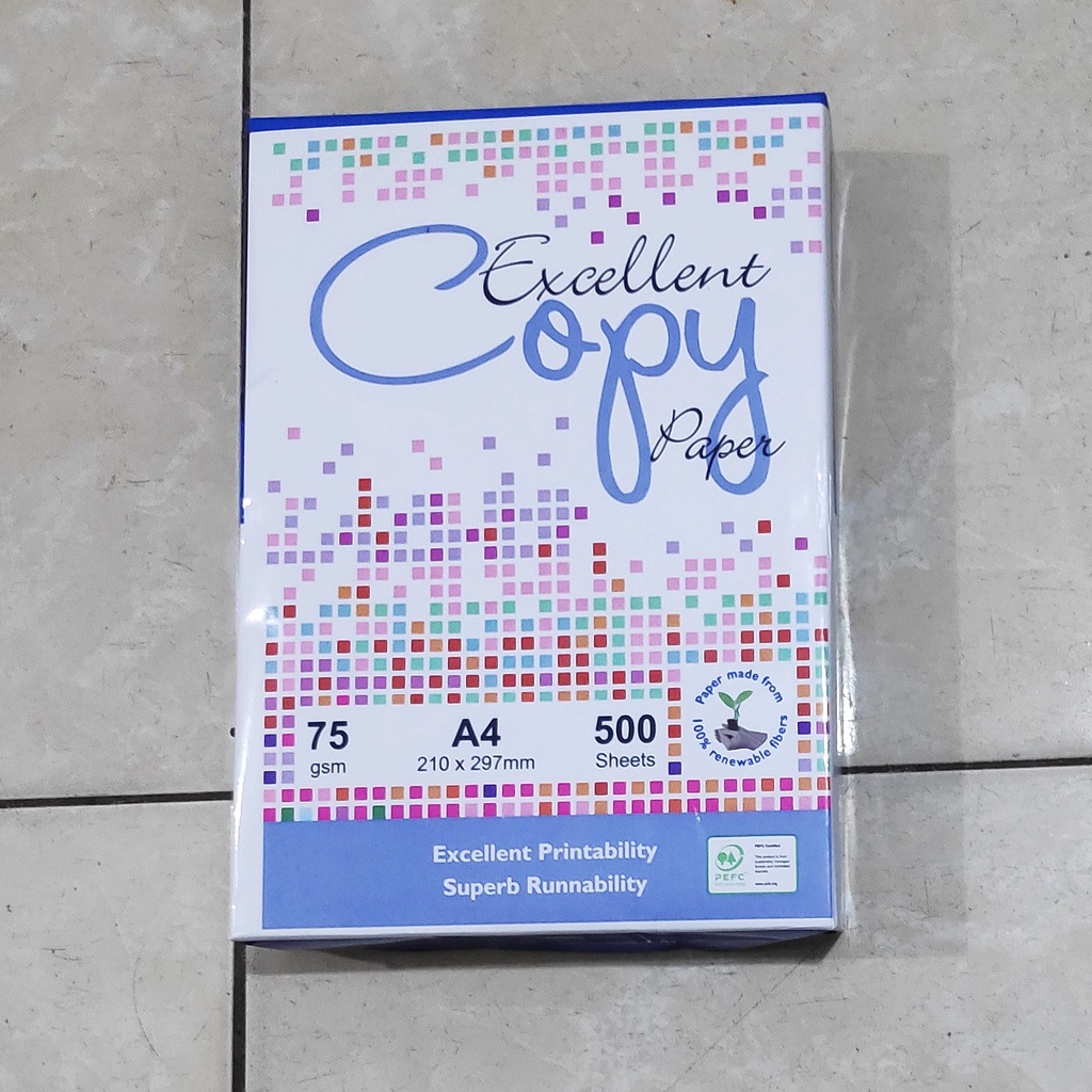 

kertas HVS A4 (1 RIM) 75gr, kertas fotocopy