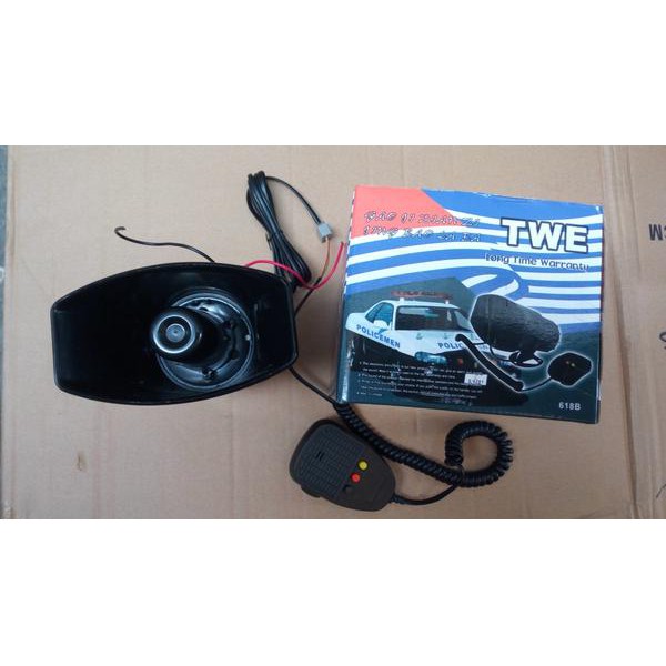 Klakson Toa Mobil Polisi Twe 7 Suara Universal