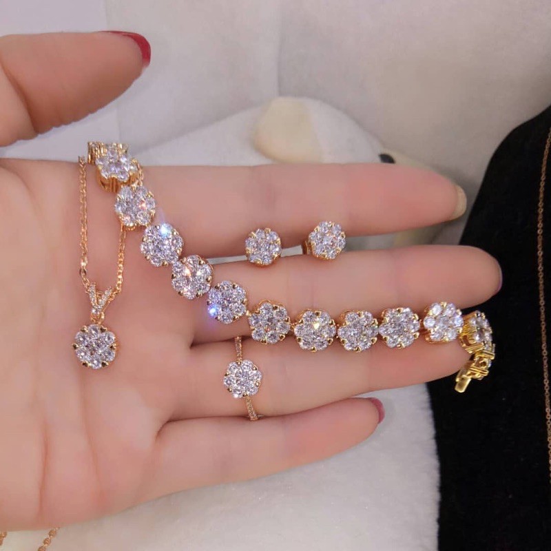 SET PERHISAN WANITA MICRO DIAMOND