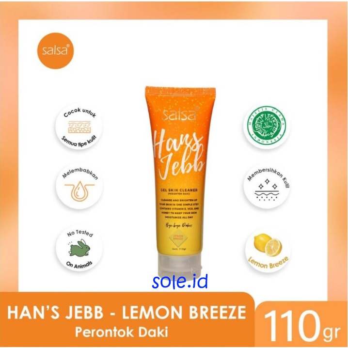 SALSA Hans Jebb Gel Skin Cleaner 110gr [perontok daki dan ketiak]