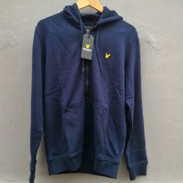 Lyle & Scott Zip Hoodie Navy size M