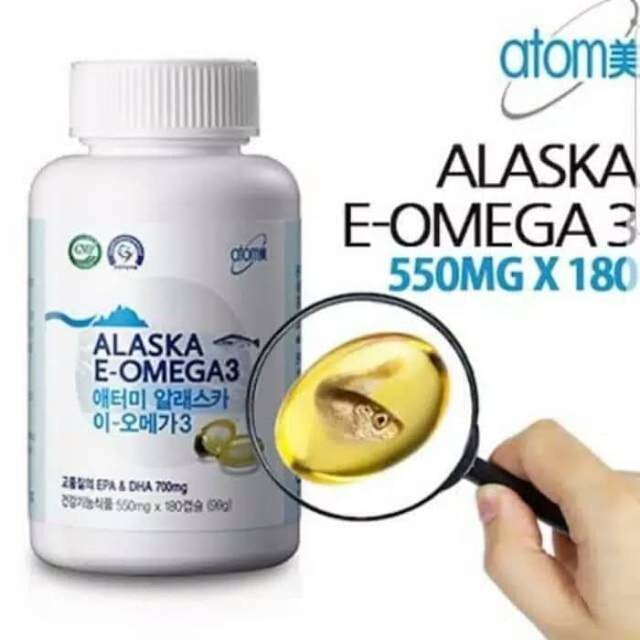 Jual Vitamin Omega 3 Atomy / Alaska EOmega 3 / Atomy Omega 3 Shopee