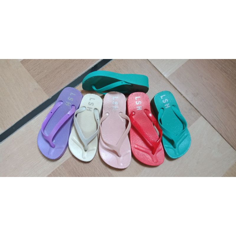 sandal karet lsh xm 1279 - sandal jepit wedges anak