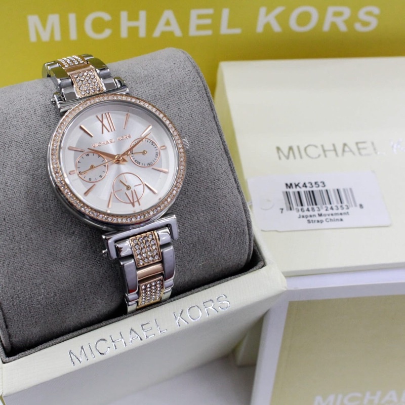 [Free Box Ori] Jam Tangan Michael Kors Wanita MK-4353 Original Bm