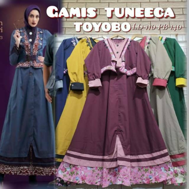 Gamis tuneeca toyobo