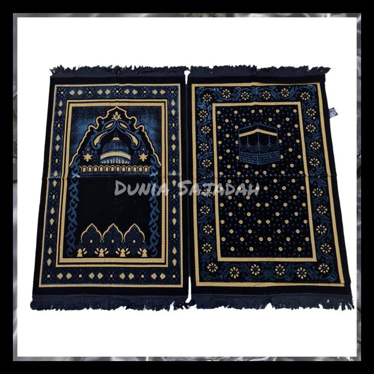 SAJADAH TURKEY TEBAL HITAM / SAJADAH TURKI HITAM / SAJADAH BESAR HITAM