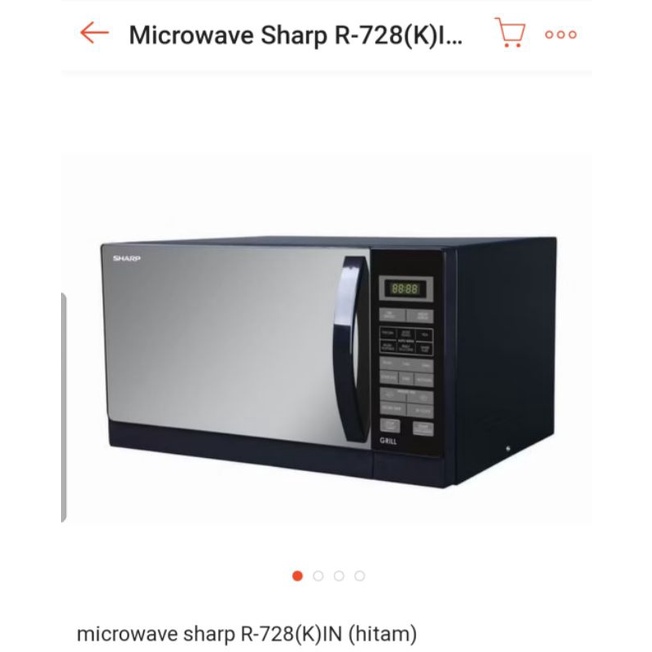 Microwave Oven Sharp R 728 K IN