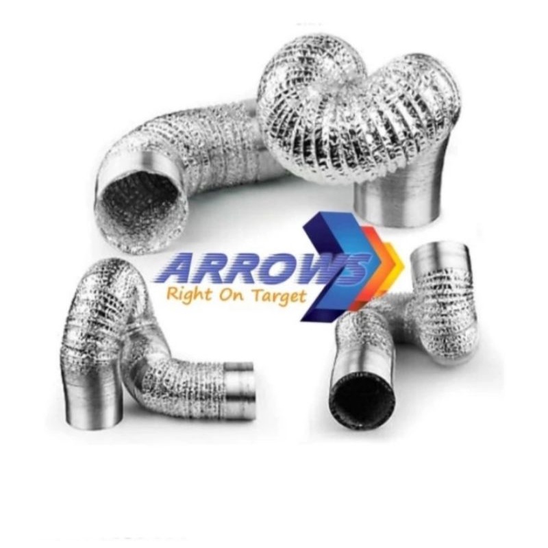 Flexible alumunium 6 inchi flexible duct 6 inchi selang alumunium 6 inchi