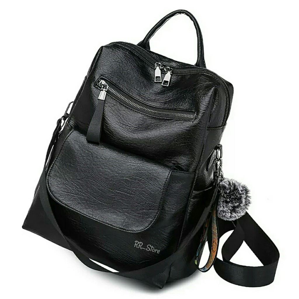 Ransel Korea Tas Wanita Punggung Import Kantor Kerja Sekolah Kuliah Outdoor Trendy Fashion Style Travel Casual