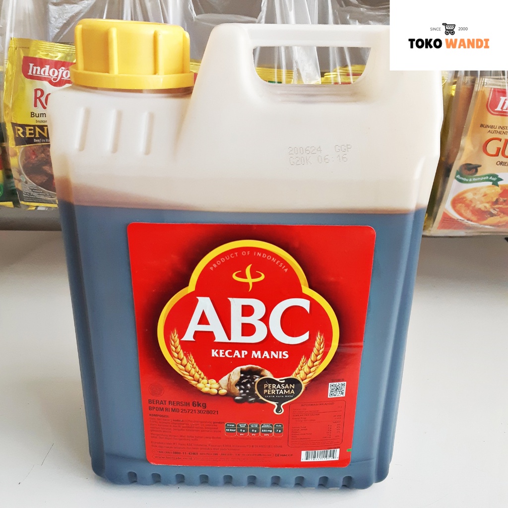 

ABC KECAP MANIS JERIGEN / DIRIGEN / GALON 6 KG