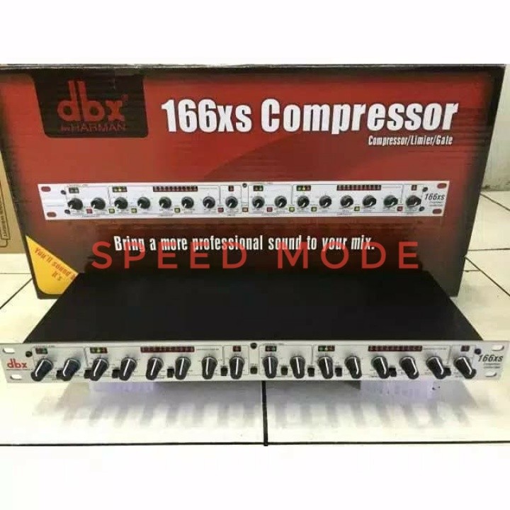 Compressor Limiter DBX 166 XS / DBX166XS / DBX 166XS - Silver GradeA