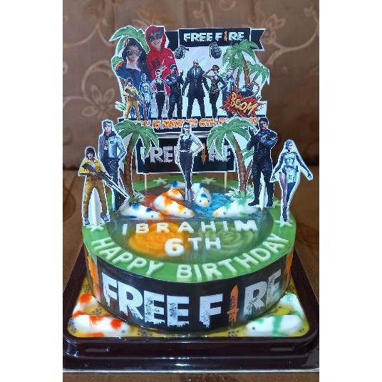 

puding ultah free fire