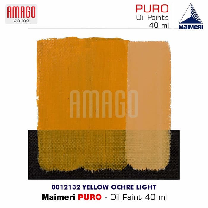 MAIMERI PURO - OIL PAINT - YELLOW OCHRE LIGHT - 40ML - M0012132