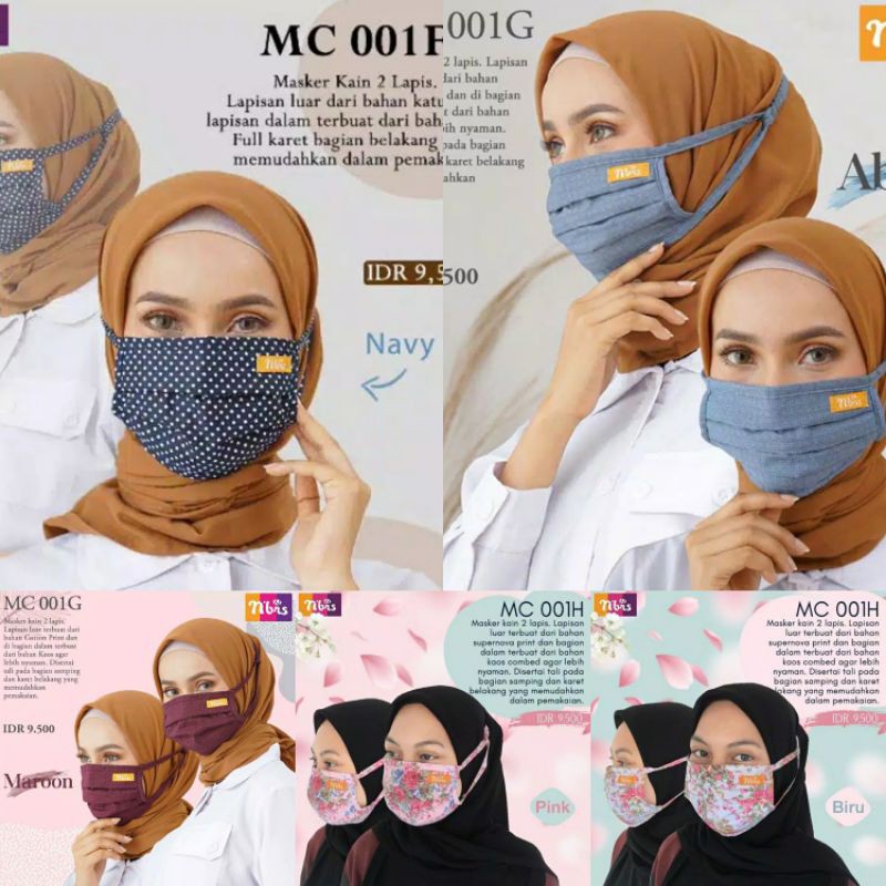 MASKER  MC 001 KARET HIJAB II NIBRAS