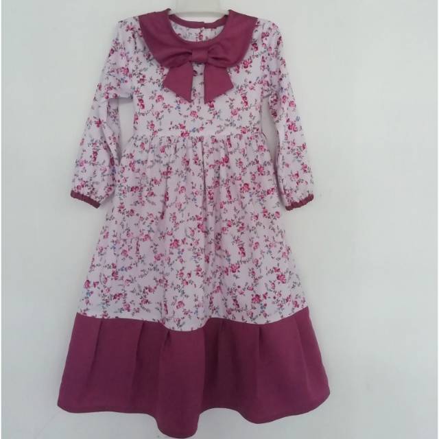 Gamis Anak/Gamis Perempuan Bahan Katun