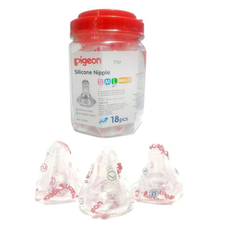 Pigeon Dot Bayi Silicone Nipple Eco Size M / L