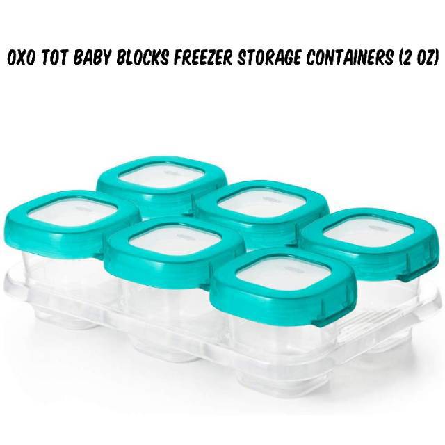 OXO Tot Baby Blocks Freezer Storage Containers 2oz