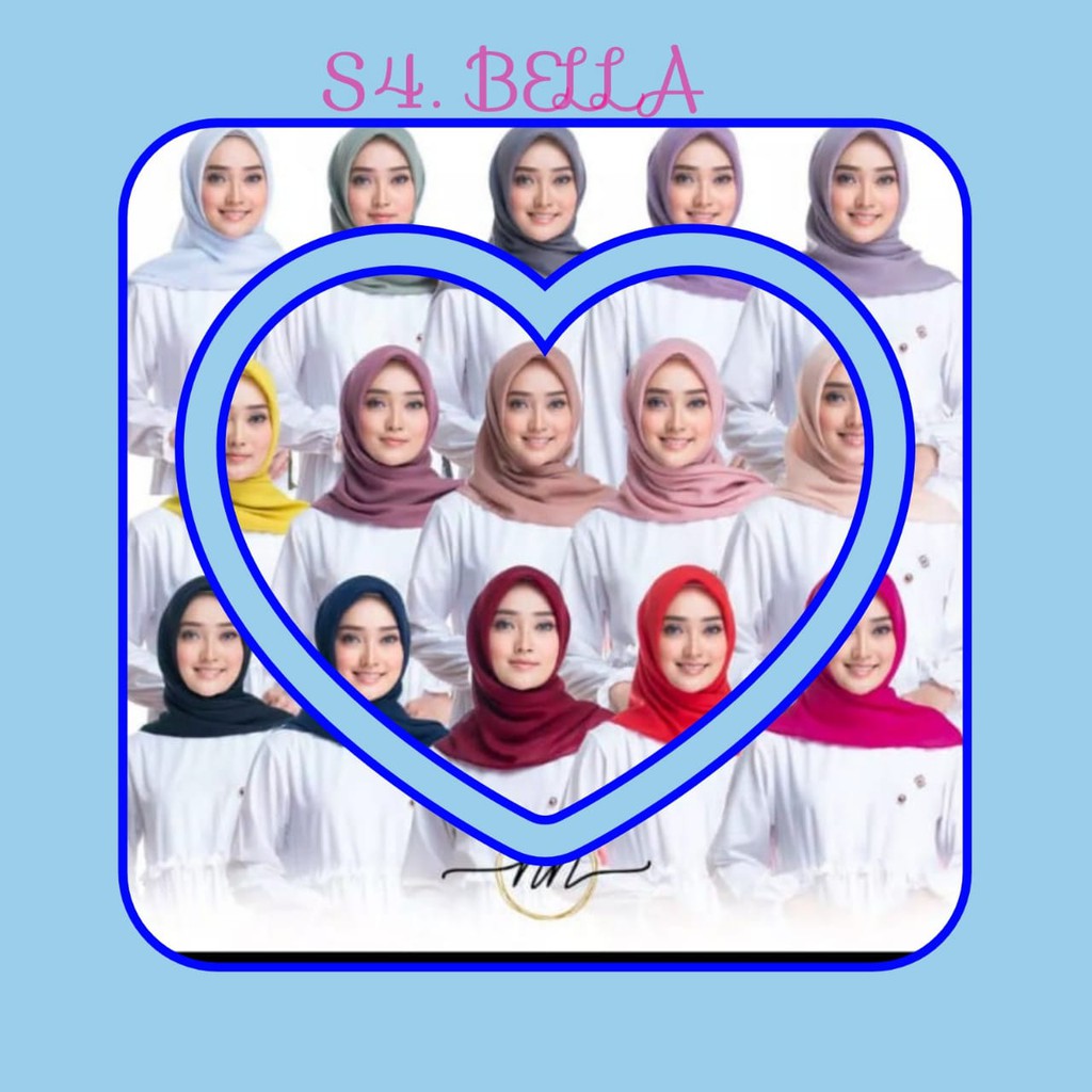 DISKON Jilbab Segi Empat Bella Square,Jilbab Bella Square Segi Empat,Jilbab Bella,Bella Square Hijab