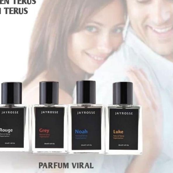 ➭ PARFUM JAYROSEE ROUGE GREY NOAH LUKE - PARFUM VIRAL ✸