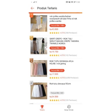 Rok tutu dewasa 90cm