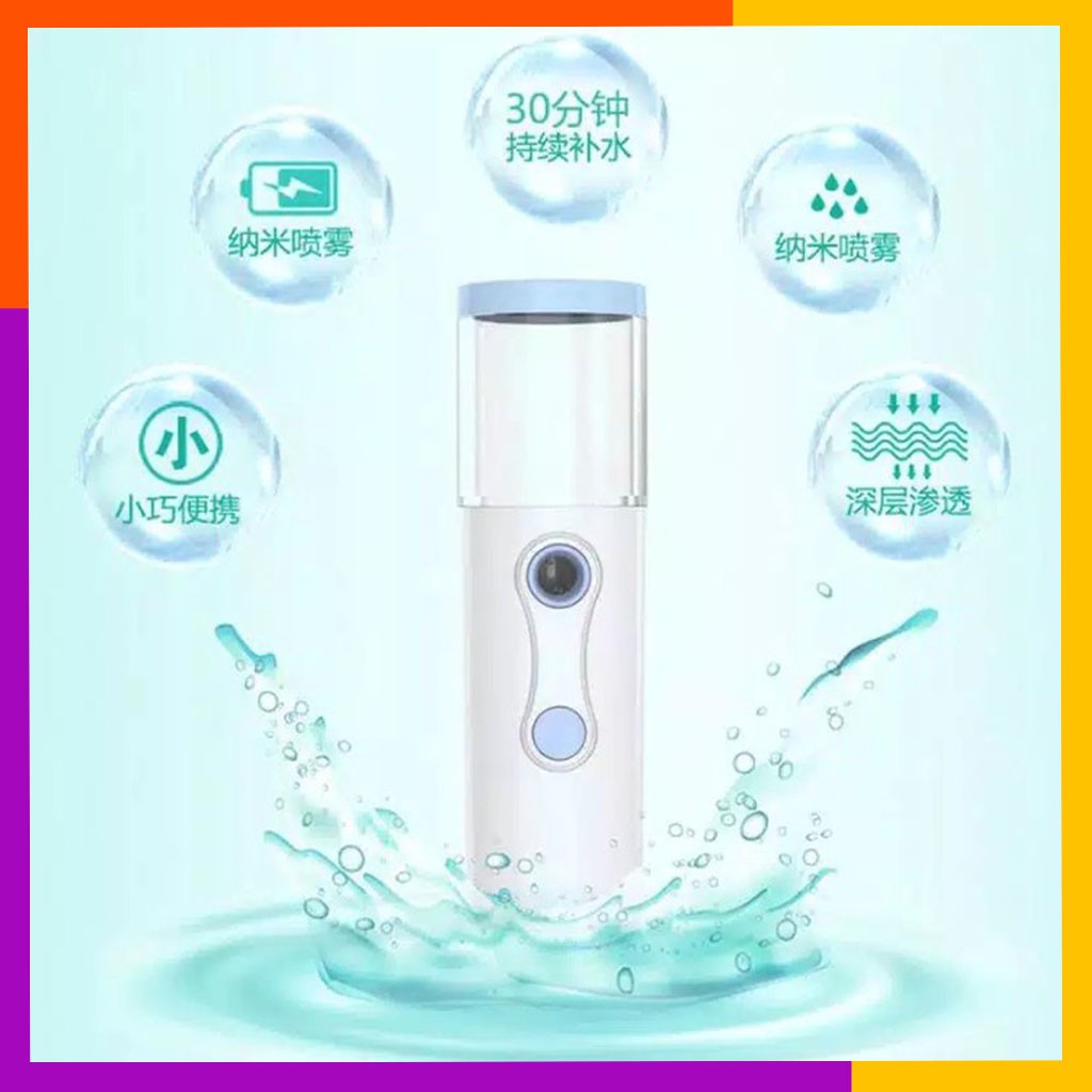 Nano Spray Face Mist Facial Moisturizing Wajah Sprayer Disinfektan