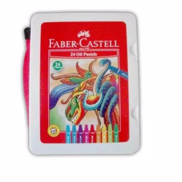

Terjangkau - Crayon 24 warna / Hexagonal Oil Pastel 24 faber castell