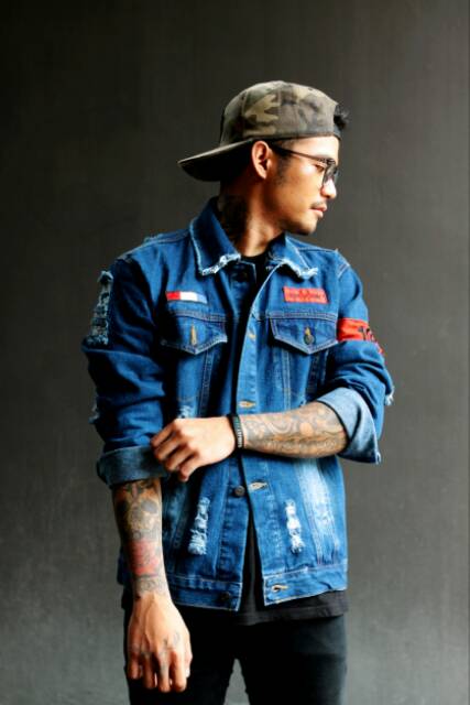 LEGEND OF DENIM™ | Jaket Jeans NEW Ripped Destroy Japanese Series J-11