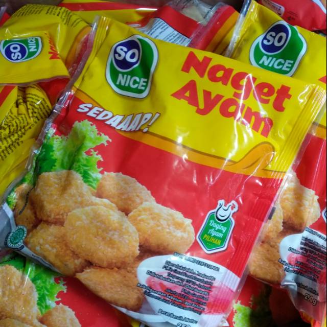 

Naget ayam SO NICE 250g