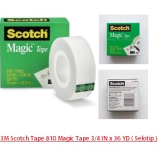 

Isolasi/ Scotch Magic tape 3M 3/4"x1296" (19mm x 32,9 m)