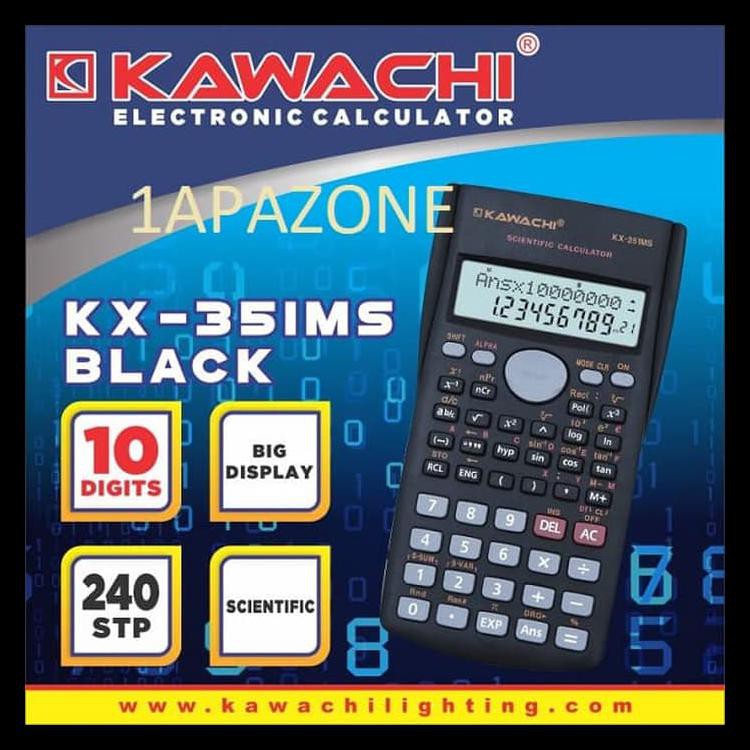

Big Sale Kalkulator Scientific Kx-350Ms Black Kawachi Promo
