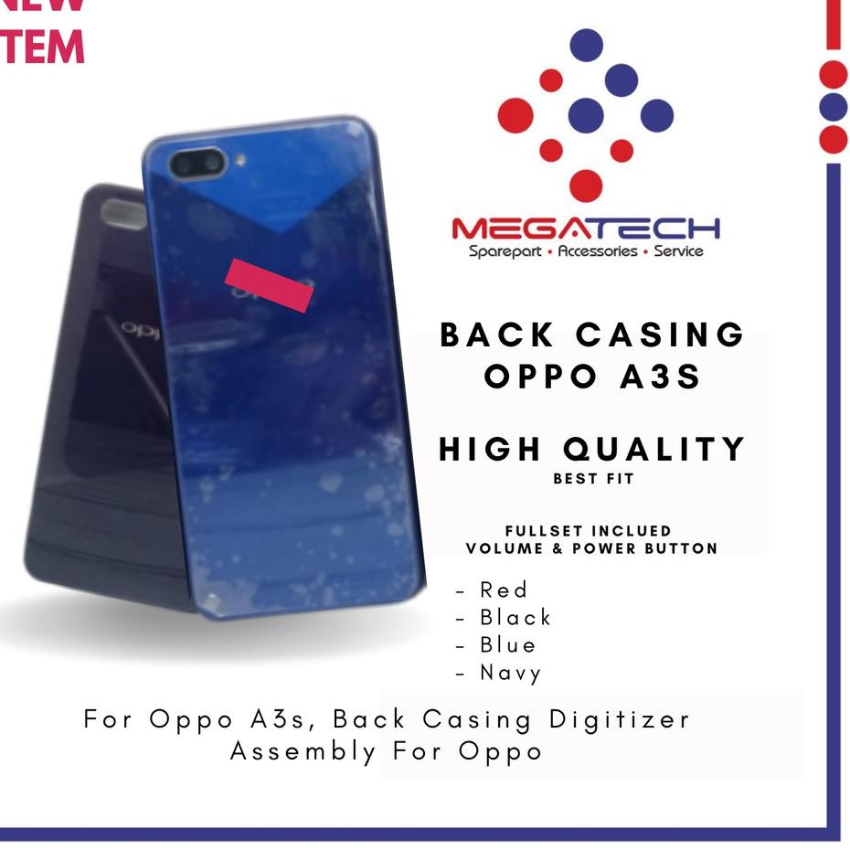           backdoor   back casing tutup belakang oppo a3s   backdoor   back casing belakang oppo cph1