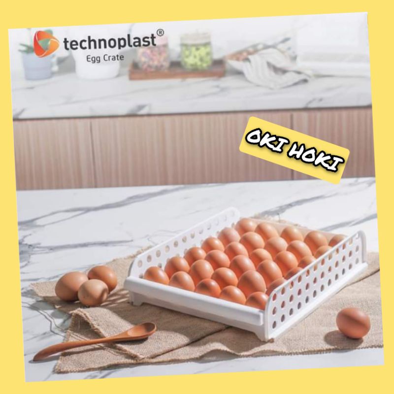 [COD]a-c Technoplast Egg Crate rak telur praktis rak telur minimalis rak telur murah rak telur plast