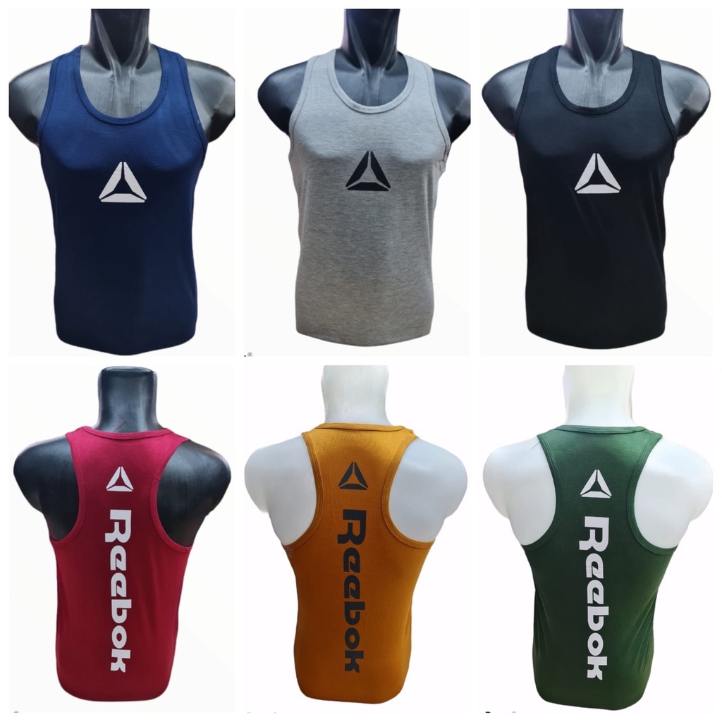 Nabata (COD) singlet pria rebok/singlet distro pria/singlet laki laki singlet/laki laki lusinan/sing