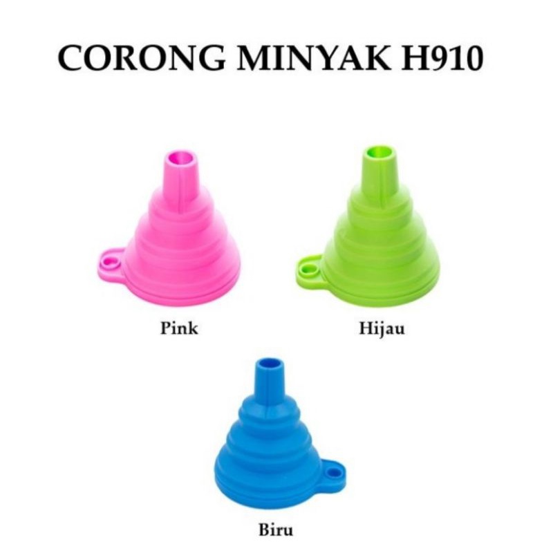 Corong Minyak Silicone Lipat Praktis dan Simple